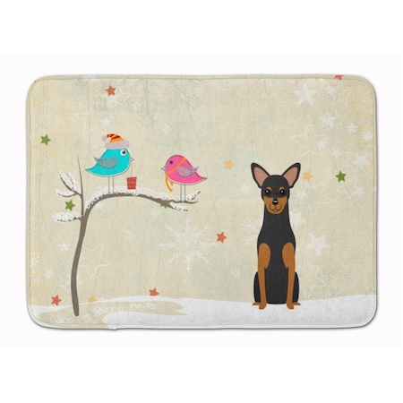 Micasa Christmas Presents Manchester Terrier Machine Washable Memory Foam Mat MI893640